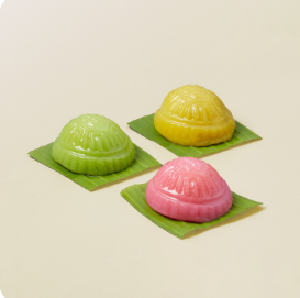 Kanom Tao / Tortoise shaped Cake